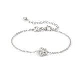 Nomination SWEETMADAME Armband aus 925er Silber, dazu mit Cubic Zirkonia in Pavé-Fassung besetztes Schmuckelement (010_Blume)